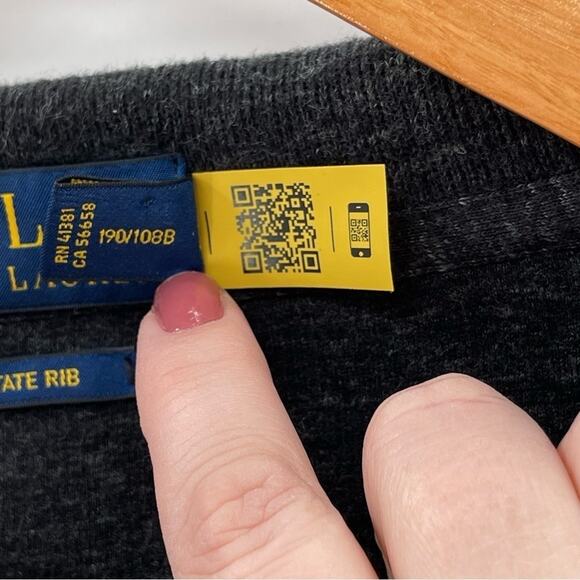 Polo Ralph Lauren Men's Gray Cotton Quarter Zip Sweatshirt Comfy Normcore XXL - Picture 8 of 12